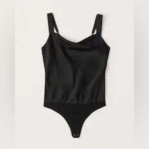 Abercrombie wide strap cowlneck cami bodysuit